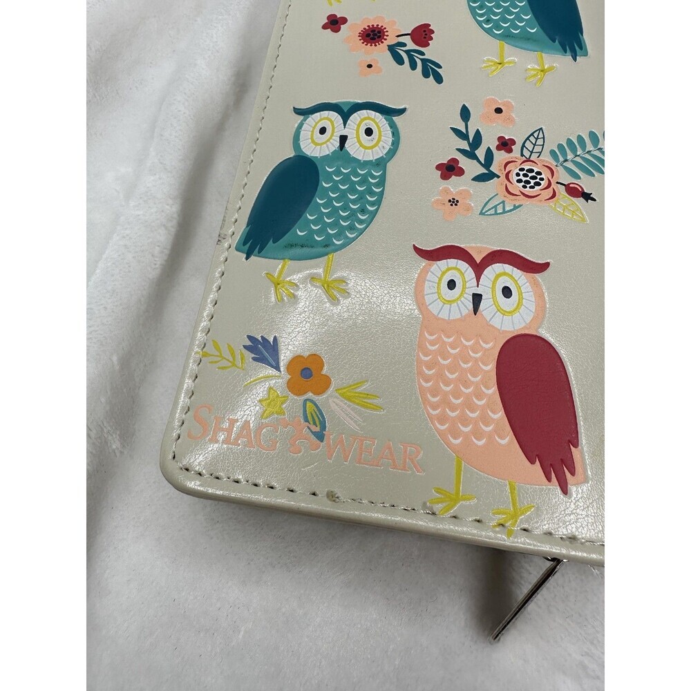 Shagwear Wallet Womens Floral Owl Print Clutch Organizer Cute Gift Accessory - Picture 4 of 7